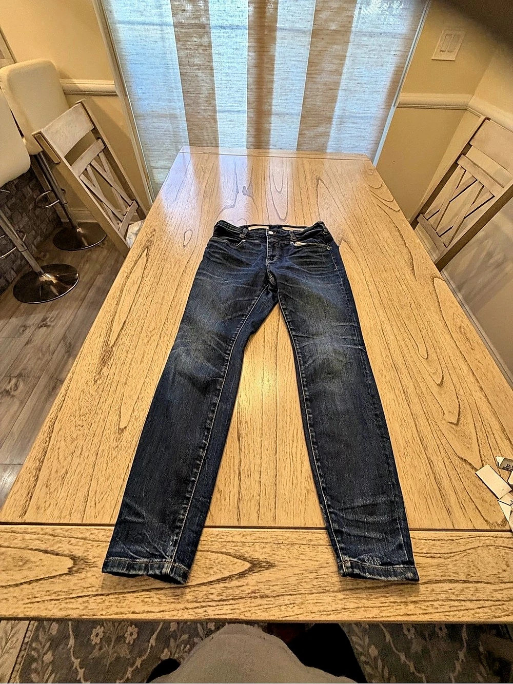 Paige Verdugo Skinny Jeans in Blue Size Small (2)